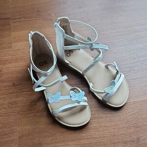 Kohl's Girls White Strap Sandals